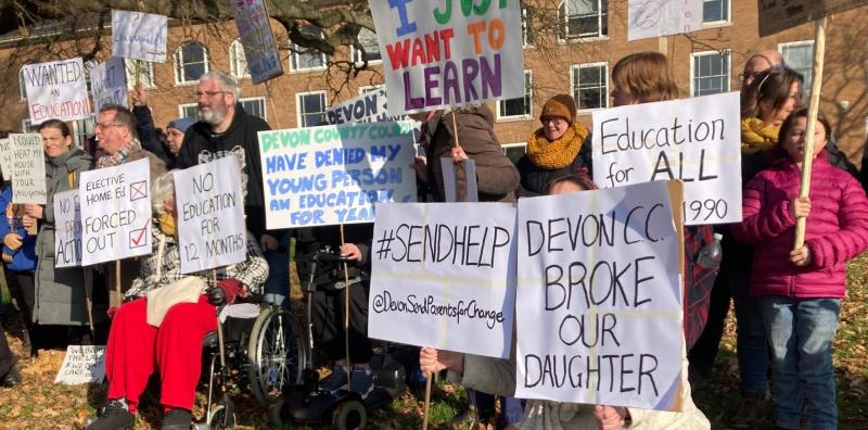 Protesters call for SEND improvements