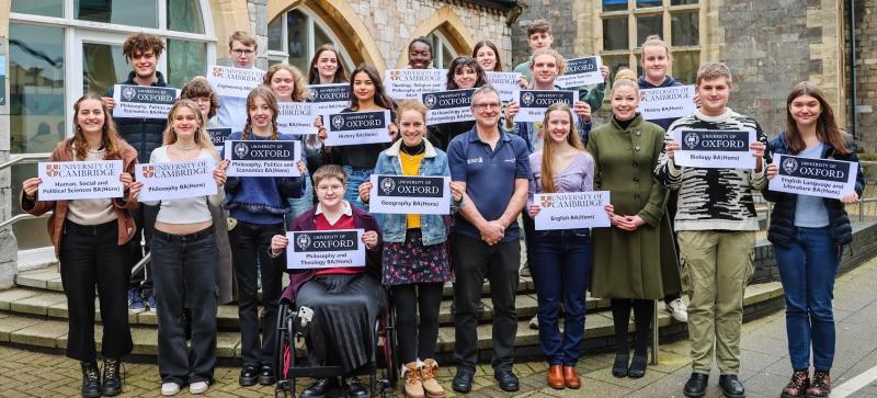 Exeter College Oxbridge offer rate sets new record 