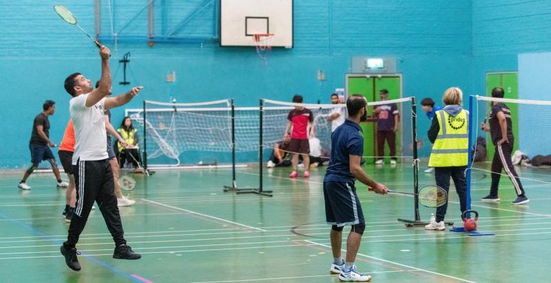 Badminton club unites the community