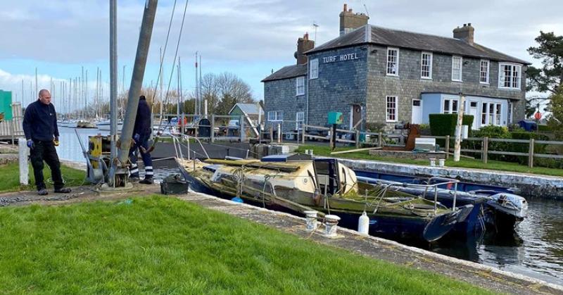 Harbour patrollers removed boats