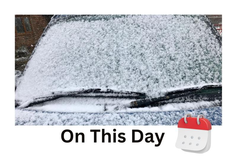 Devon was in the grip a cold snap