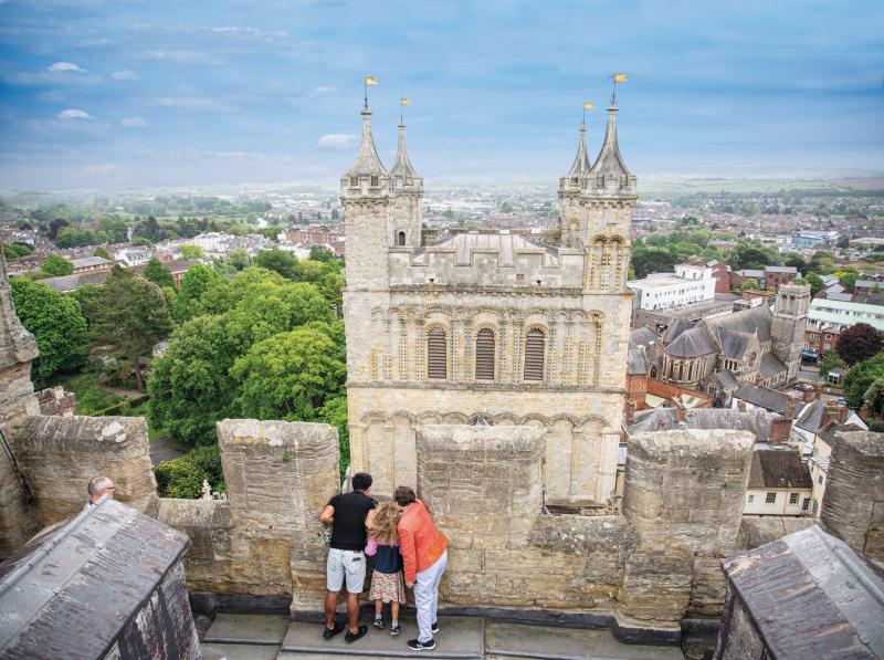 Unique opportunity to abseil down Exeter Cathedral