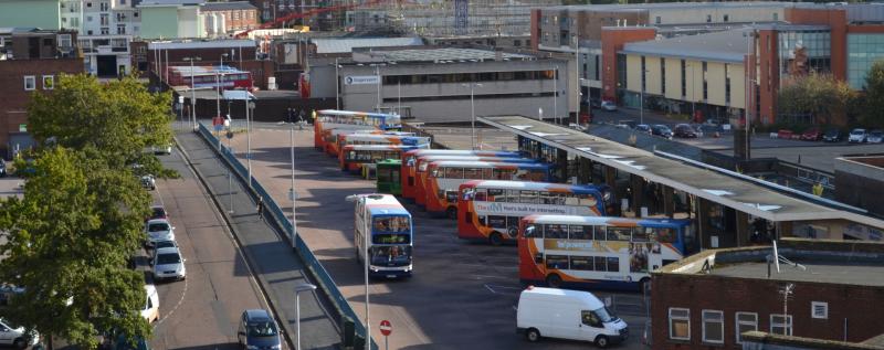Bus station demolition work nearing completion