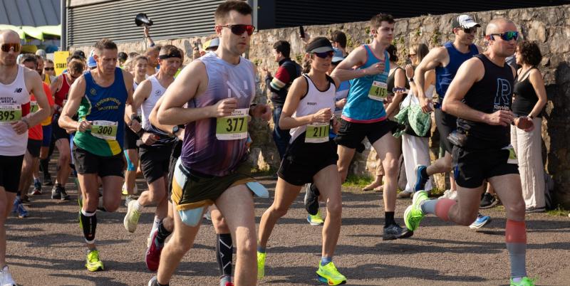 Runners put best feet forward