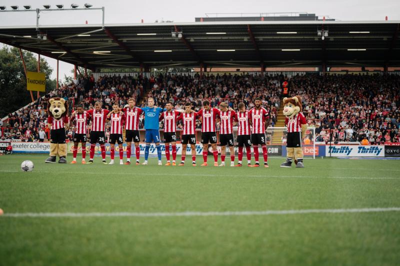 A disappointing result for Exeter City