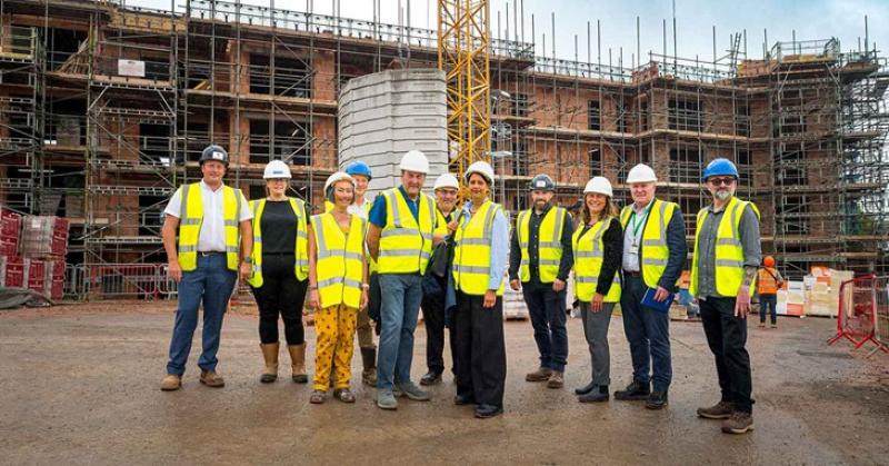 Councillors and officers took part in a site visit