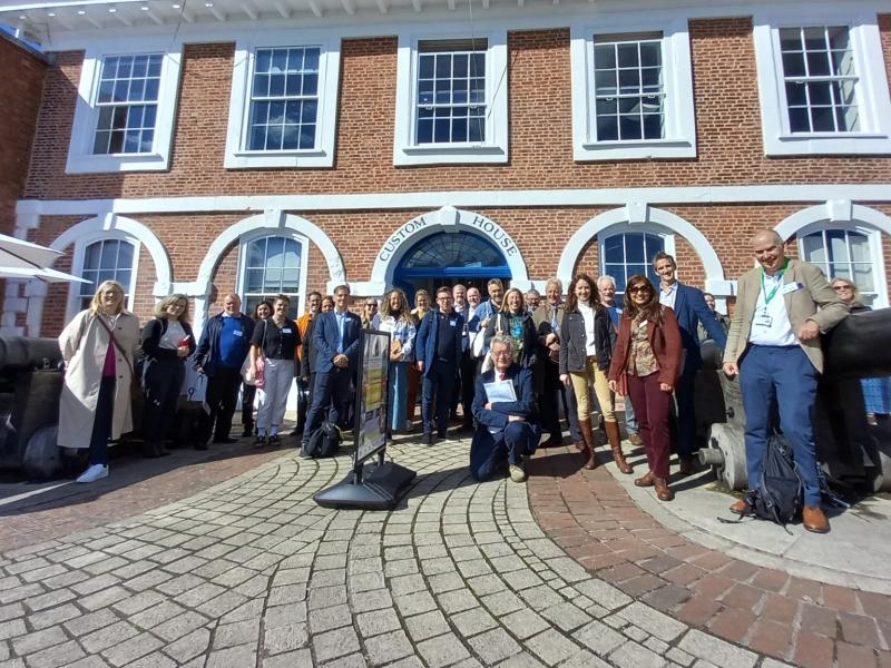 Historic city  regeneration experts visit Exeter