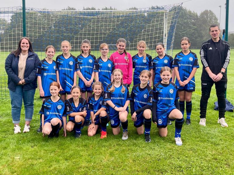 The girls with their new kit