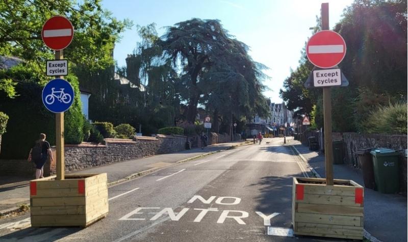 Traffic ban creates ‘café culture’ in Exeter street