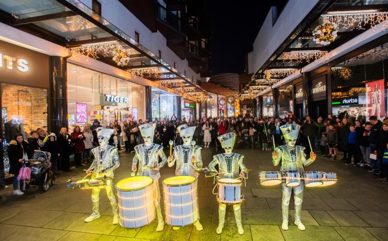 The spectacular SPARK! street theatre act