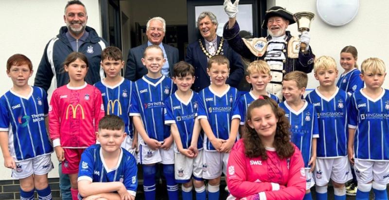New sports pavilion at Exmouth Town Football Club