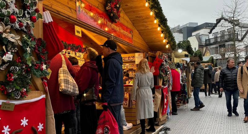 Thousands of shoppers headed to the Christmas Market this weekend