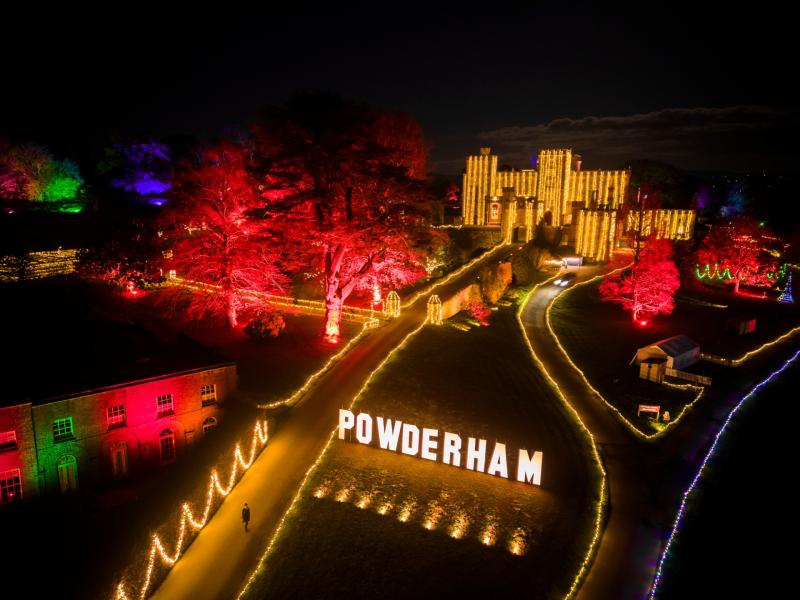 Powderham Castle Spectacular Light Walk