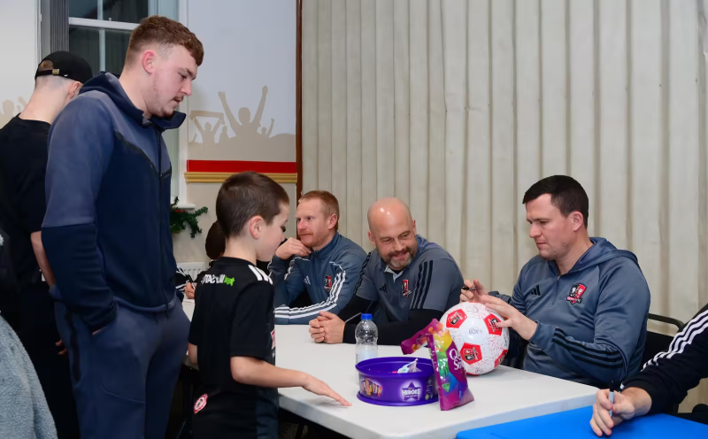 Exeter City’s Meet The Players event