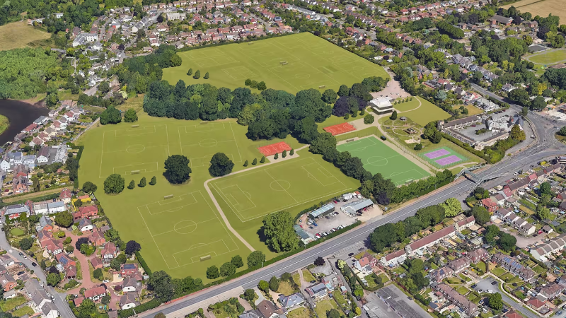 George V Playing Fields, Image: Exeter City FC