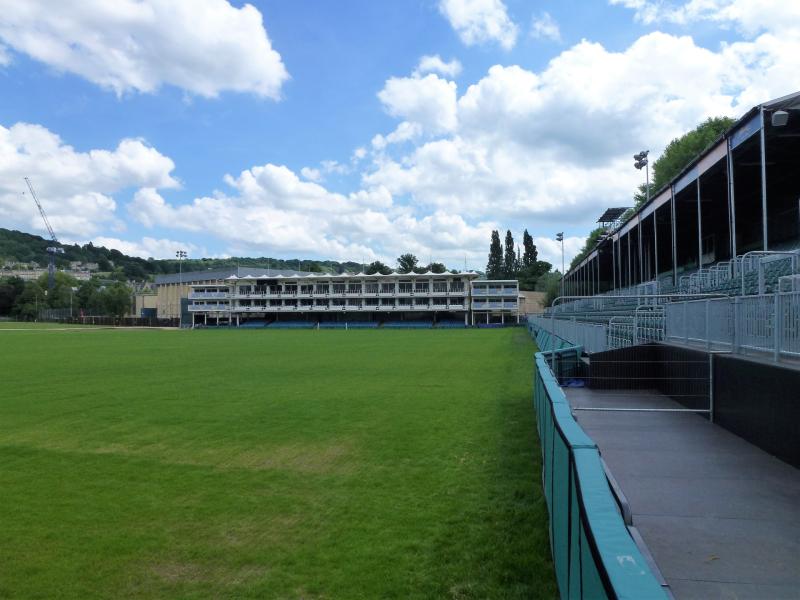 Bath Rugby ground by Richard Humphrey, CC BY-SA 2.0, via Wikimedia Commons