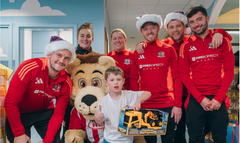 Exeter City delivers holiday cheer