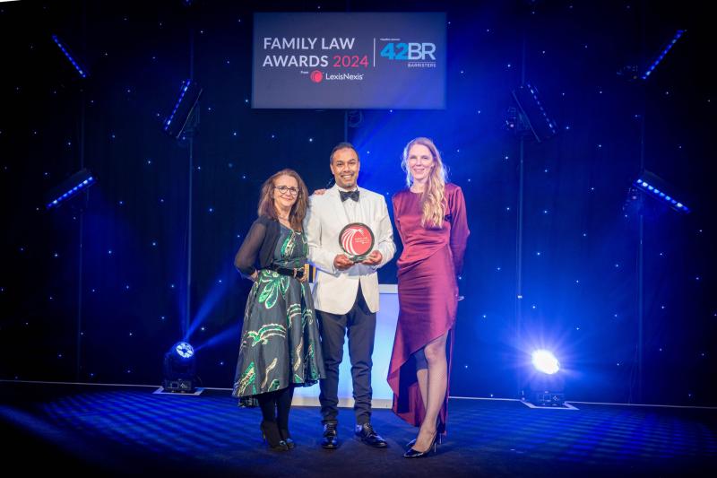 Winners at the Family Law Awards 2024