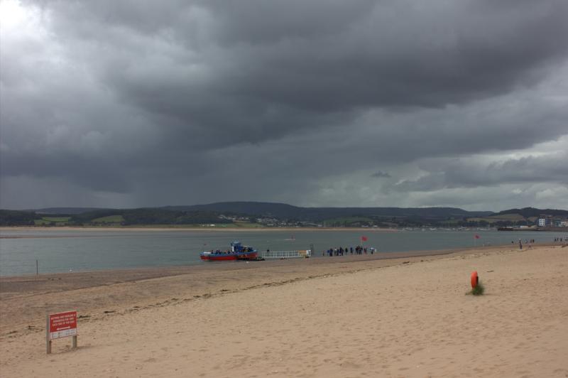 'Exmouth beach before the storm', Image: Robert Eva, CC BY-SA 2.0, via Wikimedia Commons