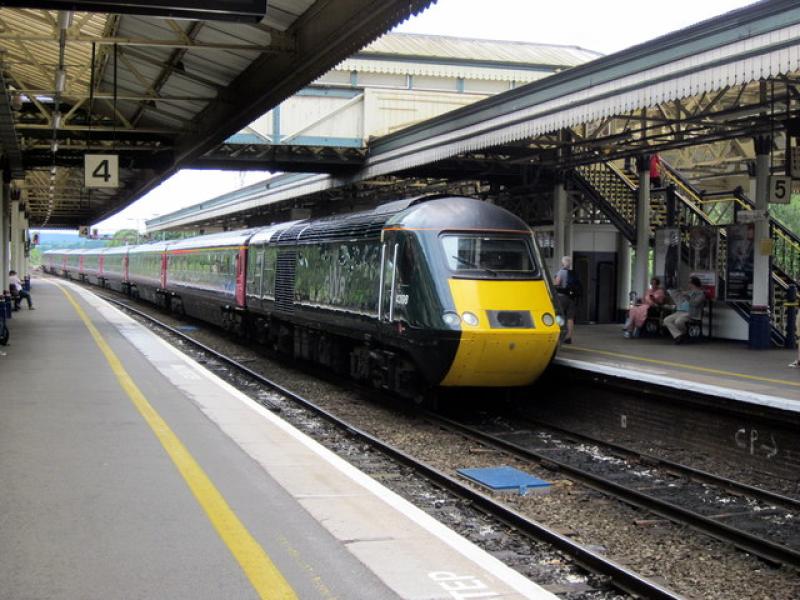 GWR  approaching Platform 5 Exeter St David, Image: Roy Hughes, CC BY-SA 2.0, via Wikimedia Commons