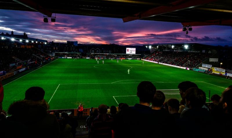 Christmas football at St James Park. Pic from PPAUK