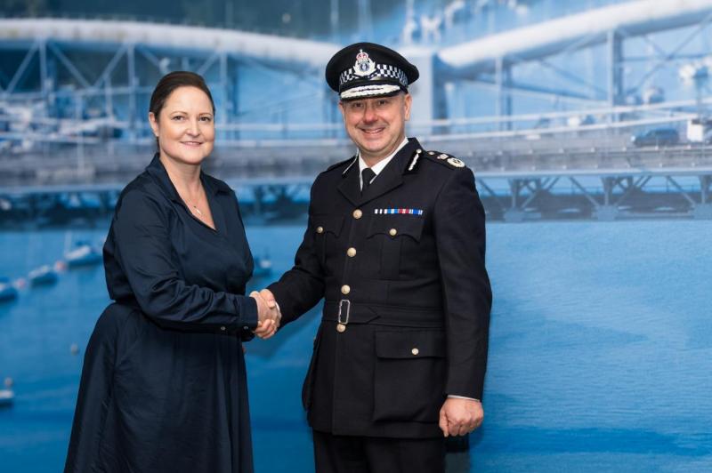 New Chief Constable James Vaughan, Image: Devon & Cornwall Police