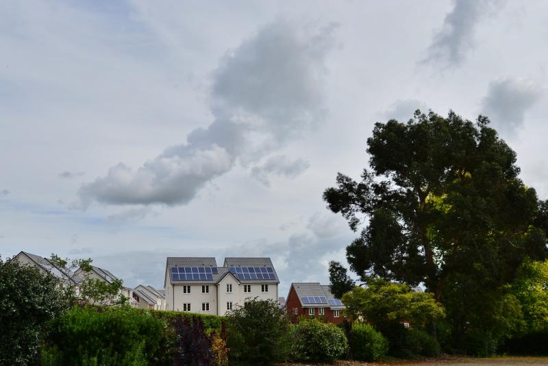 Old Rydon Lane, Exeter, massive new housing development, Image: Michael Garlick/ Wikimedia Commons