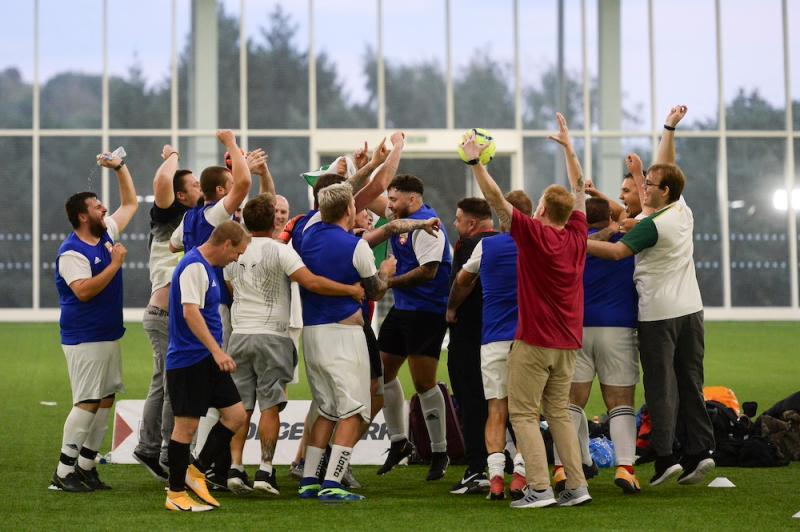 MAN v FAT: Men shed 50 stone through football