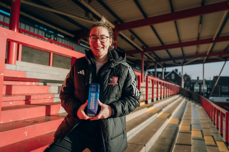 Exeter City Women’s manager, Abbie Britton Image: Exeter City FC