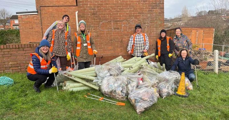Community tidy-up in Beacon Heath and Whipton, Image: Exeter City Council