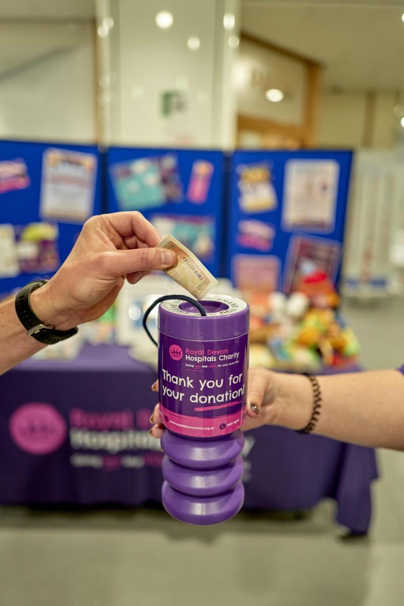Barratt Homes donates £1,500 to Royal Devon and Exeter Hospital