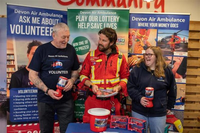 Devon Air Ambulance seek volunteers