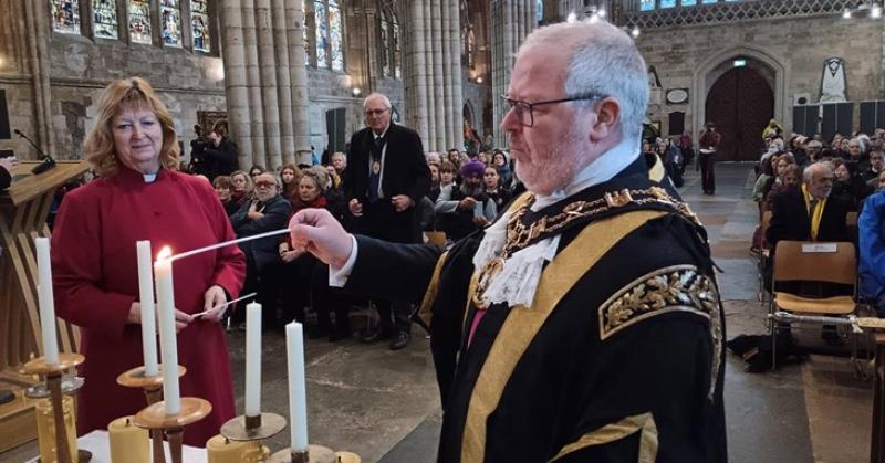  Lord Mayor of Exeter, Cllr Kevin Mitchell, Image: Exeter City Council