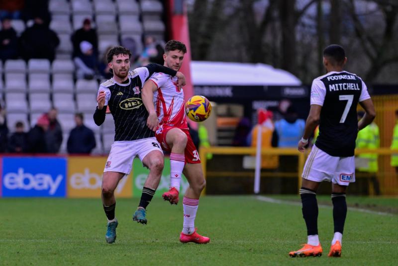 Exeter City beaten at Stevenage. Pic from PPAUK