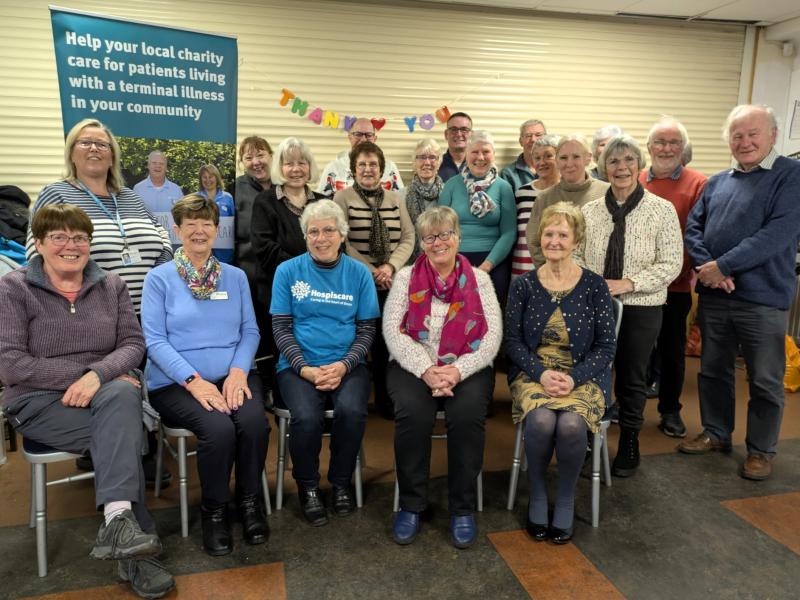 Hospiscare volunteers, Image: Sue Cade/Otter Garden Centres