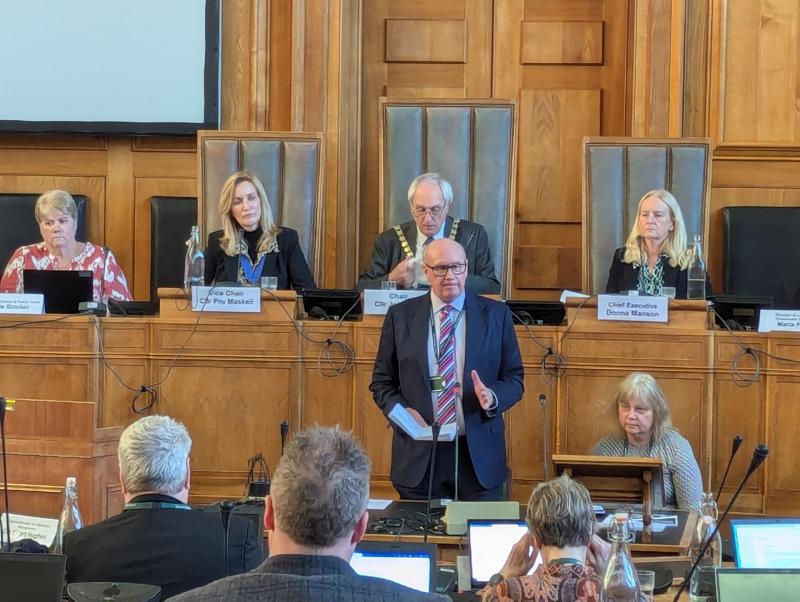 Devon County Council Leader James Mcinnes, Image: Bradley Gerrard/LDRS