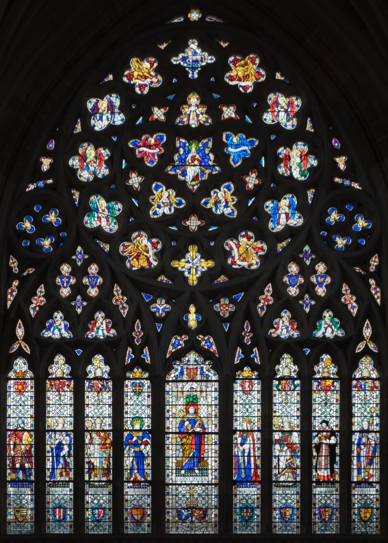 Exeter Cathedral west window, Image: DeFacto/ Wikimedia Commons