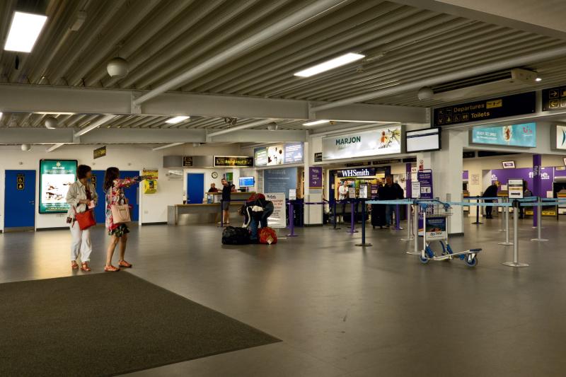  Exeter Airport check-in area, Image: Roger A Smith/Wikimedia Commons