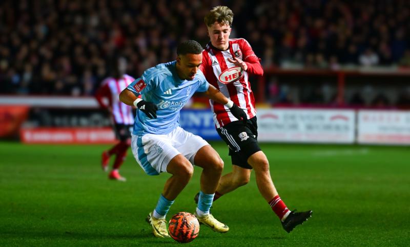 Jake Richards v Nottingham Forest