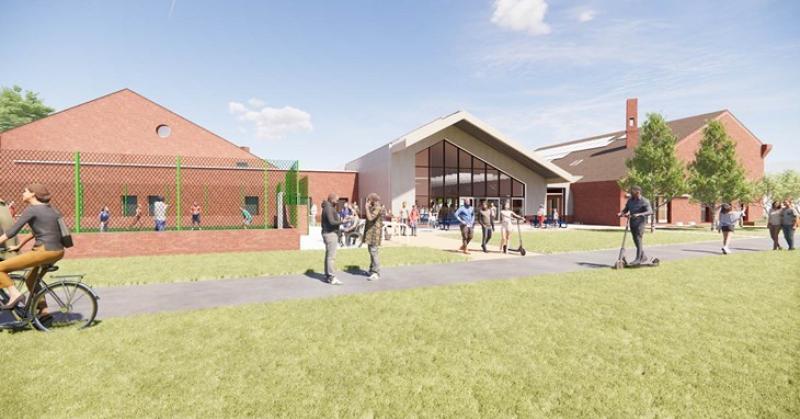 What the Wonford Community and Wellbeing Hub could look like, Image: Exeter City Council