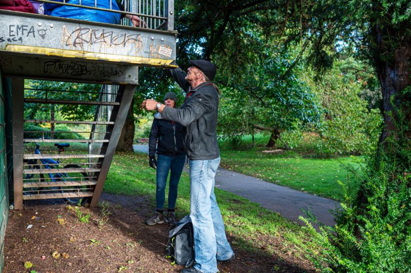 St Petrock’s Outreach Team delivers breakfast and hot drinks to people sleeping rough (Image: Free Ride Media)