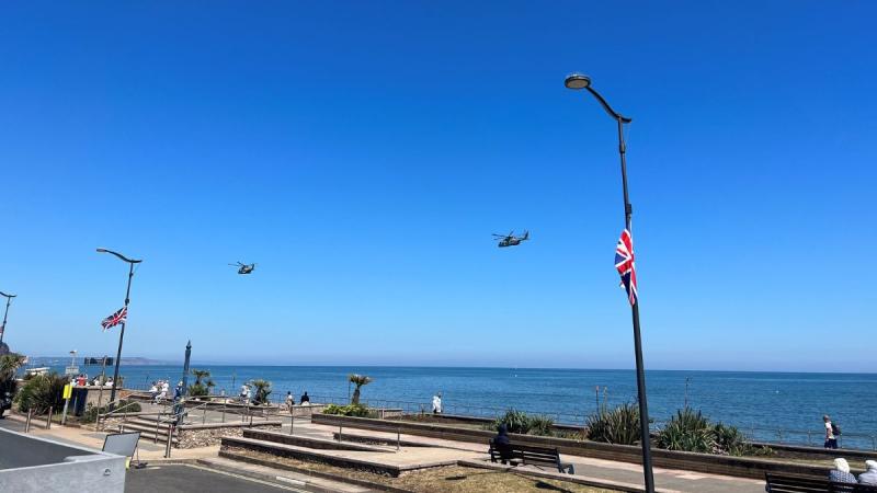 Streetlighting at Teignmouth seafront (Image: Devon County Council)