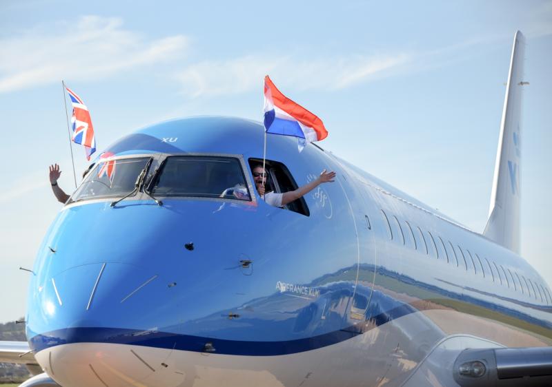 (Credit: KLM/Exeter Airport)