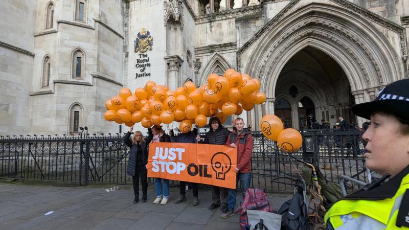 Exeter Just Stop Oil activist spared jail after Treasury paint protest