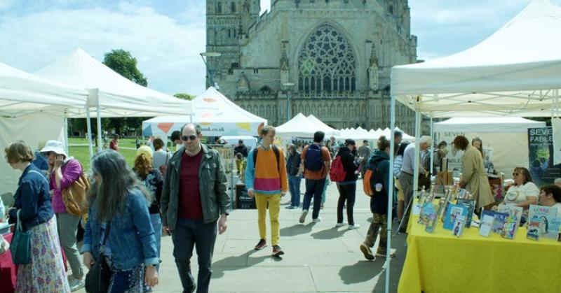 Last year's book fair (Credit: Exeter City Council)