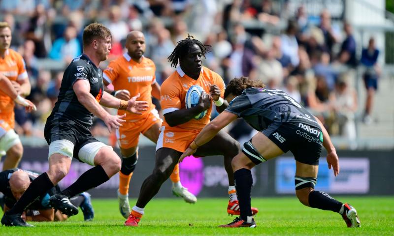 Exeter Chiefs v Sale Sharks. Pic from PPAUK