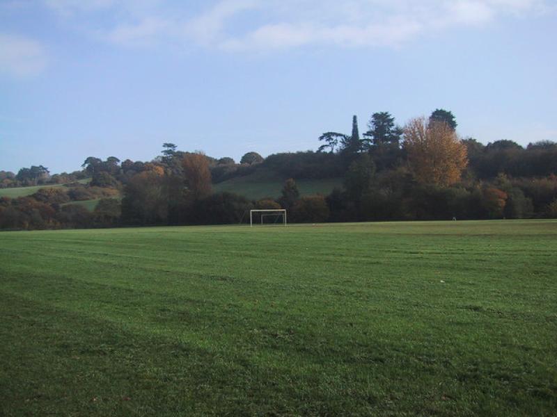 Playing field in Wonford, Photo by Sarah Charlesworth/Wikimedia Commons