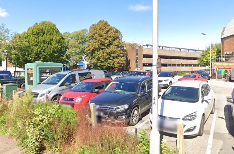 Mary Arches car park in Exeter (Google Street View)
