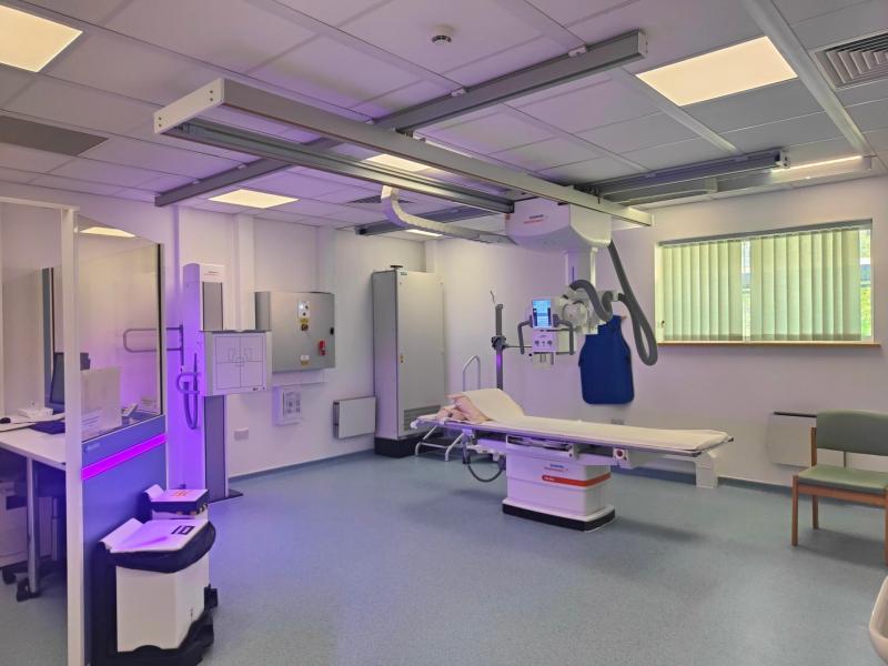 The updated X-ray room 