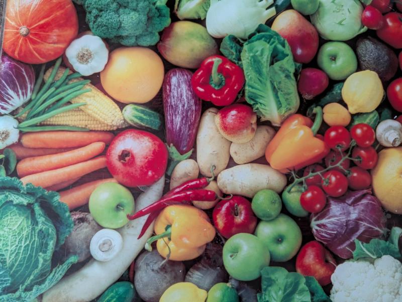 The county’s overall fruit and veg consumption figure is below the average for England